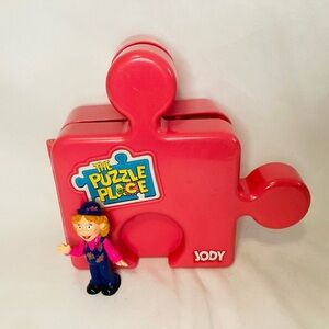 The Puzzle Place Jody Portable Mini Playhouse Puzzle Toy Vintage PBS
